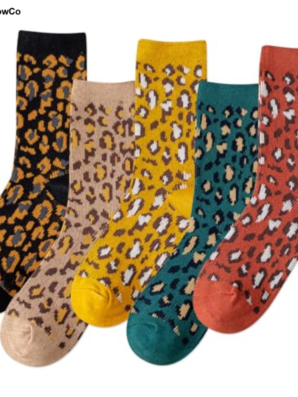 Womens Vintage Cotton Blend Crew Socks Soft Cute Neutral Gift